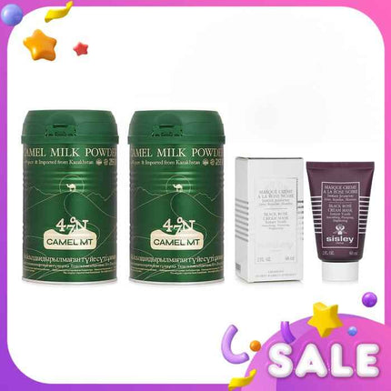 Camel Mt Camel Milk Powder X2 + Sisley Black Rose Cream Mask - 3pcs