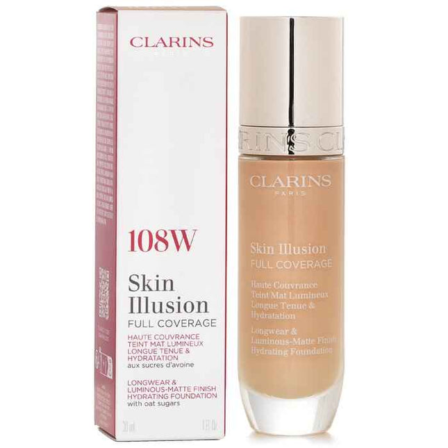 Skin Illusion Full Coverage Foundation - # 108w - 30ml