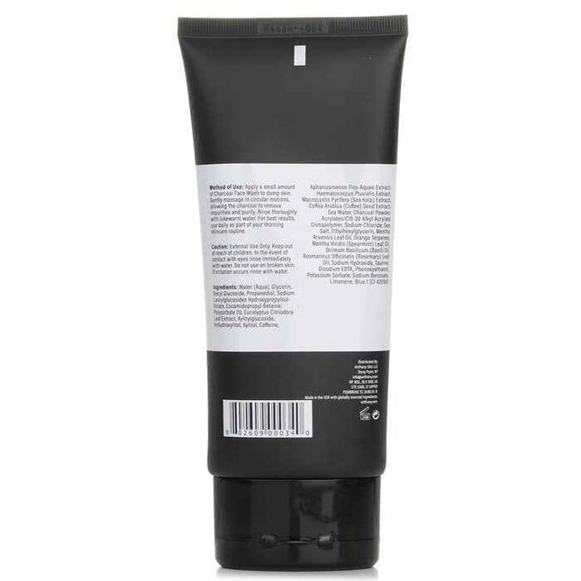 Logistics For Men Charcoal Face Wash - 177ml/6oz