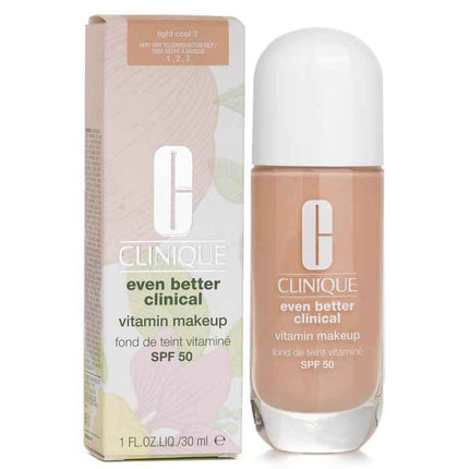 Even Better Clinical Vitamin Makeup Foundation Spf 50 - # 3 Light Cool - 30ml