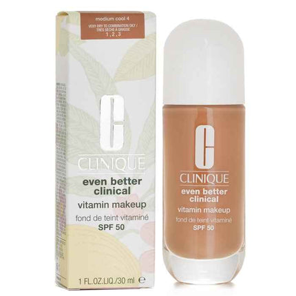 Even Better Clinical Vitamin Makeup Foundation Spf 50 - # 4 Medium Cool - 30ml