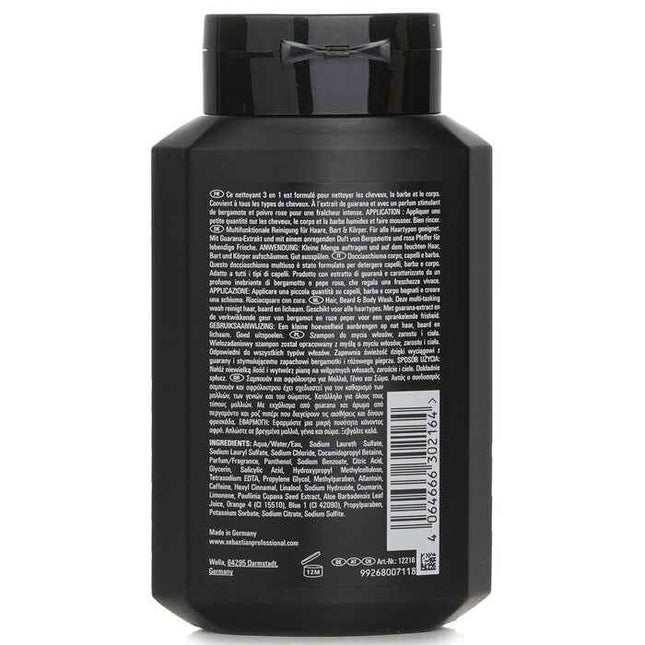 Seb Man The Multitasker Hair, Beard & Body Wash - 250ml
