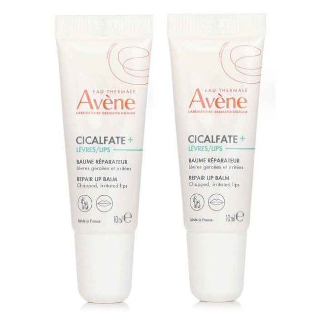 【1+1 Set】cicalfate Lips Repair Balm - For Chapped, Irritated Lips - 10ml/0.34oz x2
