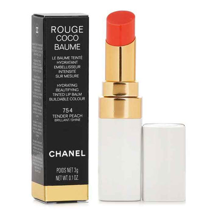 Rouge Coco Baume Hydrating Beautifying Tinted Lip Balm - # 754 Tender Peach - 3g/0.1oz