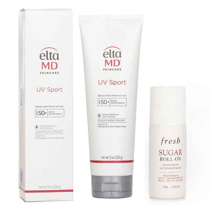 Fresh Sugar Roll-on Deodorant 75ml X Eltamd Uv Sport Broad Spectrum Spf 50 226g - 2pcs