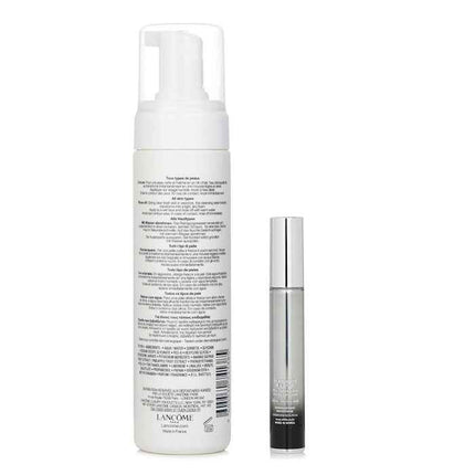 Lancome Mousse Eclat Express Clarifying Self-foaming Cleanser 200ml X Ottie Platinum Aura Roll Up Eye Cream 15ml - 2pcs