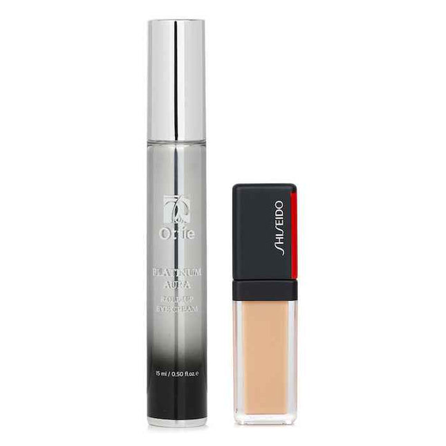 Shiseido Synchro Skin Self Refreshing Concealer - # 203 Light 5.8ml X Ottie Platinum Aura Roll Up Eye Cream 15ml - 2pcs