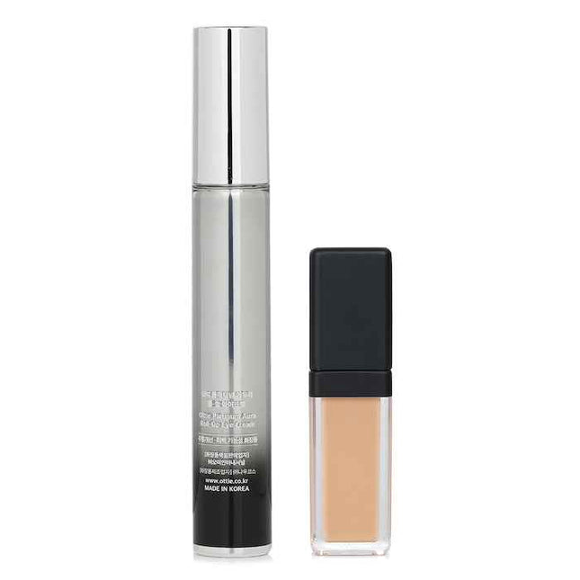 Shiseido Synchro Skin Self Refreshing Concealer - # 203 Light 5.8ml X Ottie Platinum Aura Roll Up Eye Cream 15ml - 2pcs