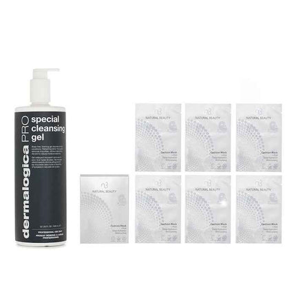 Dermalogica Special Cleansing Gel Pro (salon Size) 946ml X Natural Beauty R-pga Deep Hydration Moisturizing Cushion Mask (exp Date: 01/2026) 6x 20ml
