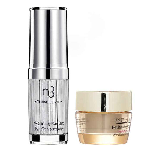 Estee Lauder Revitalizing Supreme + Youth Power Soft Creme (miniature) 15ml X Natural Beauty Hydrating Radiant Eye Concentrate (exp Date: 02/2026)