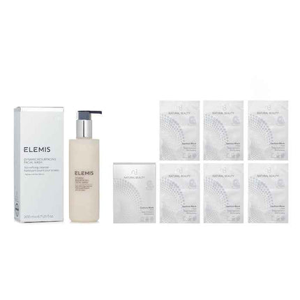 Elemis Dynamic Resurfacing Facial Wash 200ml X Natural Beauty R-pga Deep Hydration Moisturizing Cushion Mask (exp Date: 01/2026) 6x 20ml - 2pcs