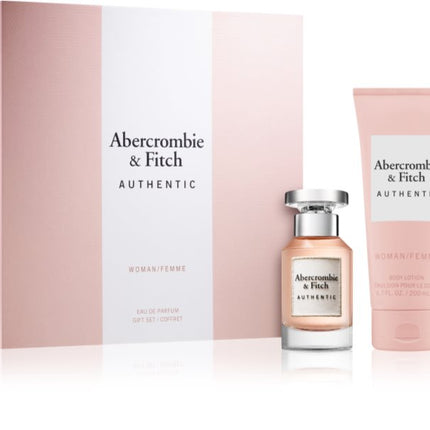 Abercrombie & Fitch Authentic Woman Gift Set - 50ml Eau de Parfum & 200ml Body Lotion