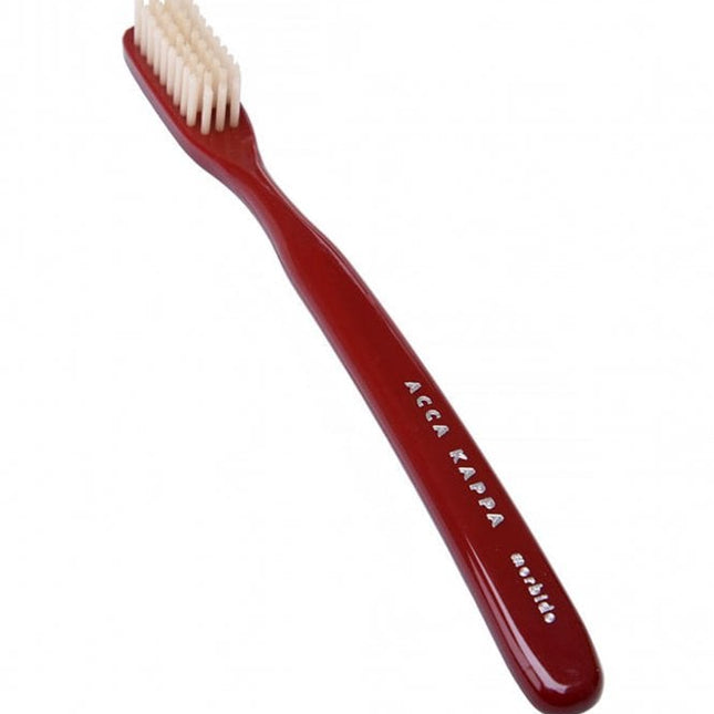 Acca Kappa Soft Badger Pure Bristle Toothbrush - Model 574 | Gentle & Effective Oral Care