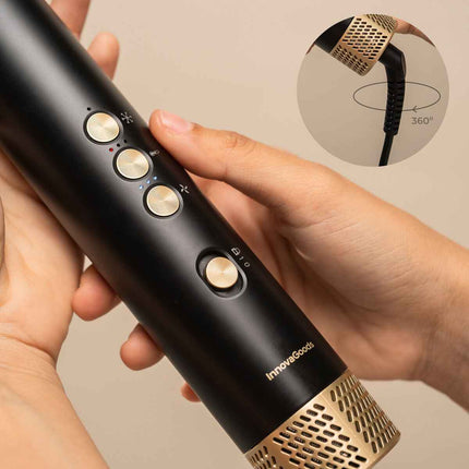 Ionic Multifunctional Air Dryer and Styler Brush with Coanda Technology and 7 Accessories Wavify InnovaGoods